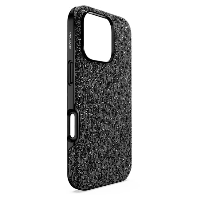 Högt smartphonefodral för iPhone® 16 Pro, svart Högt smartphonefodral för iPhone® 16 Pro, svart