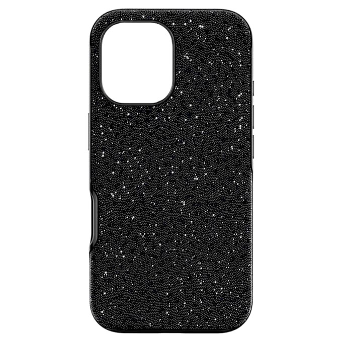 Högt smartphonefodral för iPhone® 16, svart Högt smartphonefodral för iPhone® 16, svart