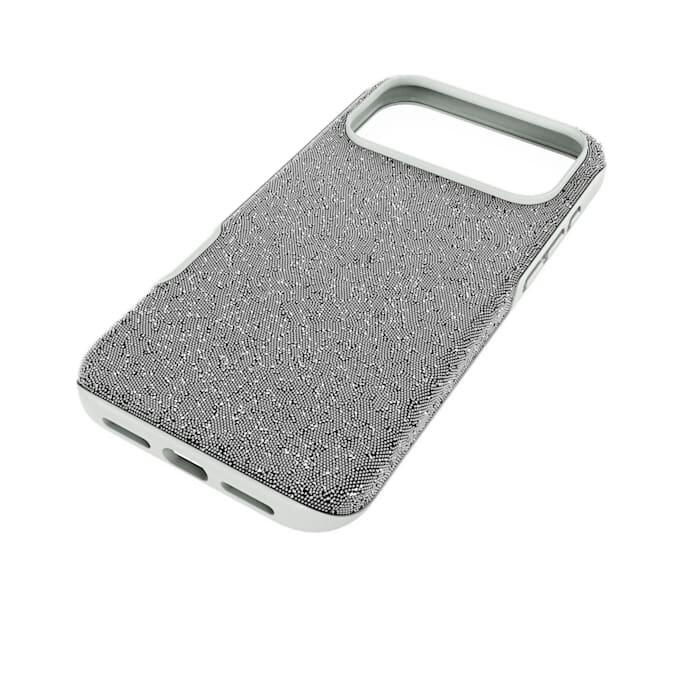 Högt smartphonefodral för iPhone® 17 Pro Max, silverfärgat Högt smartphonefodral för iPhone® 17 Pro Max, silverfärgat