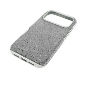 Högt smartphonefodral för iPhone® 17 Pro, silverfärgat Högt smartphonefodral för iPhone® 17 Pro, silverfärgat