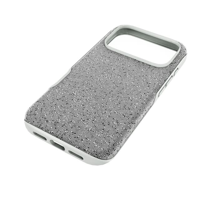 Högt smartphonefodral för iPhone® 17 Pro, silverfärgat Högt smartphonefodral för iPhone® 17 Pro, silverfärgat