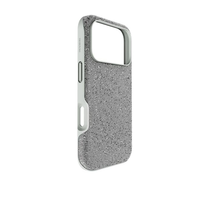 Högt smartphonefodral för iPhone® 17 Pro, silverfärgat Högt smartphonefodral för iPhone® 17 Pro, silverfärgat