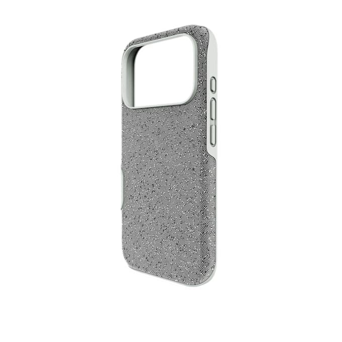 Högt smartphonefodral för iPhone® 17 Pro, silverfärgat Högt smartphonefodral för iPhone® 17 Pro, silverfärgat