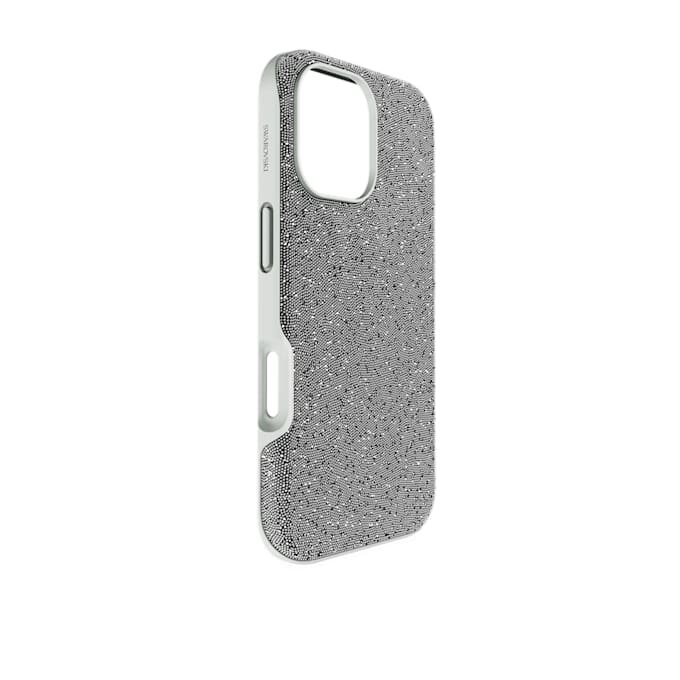 Högt smartphonefodral för iPhone® 17, silverfärgat Högt smartphonefodral för iPhone® 17, silverfärgat