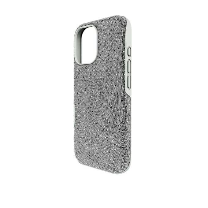 Högt smartphonefodral för iPhone® 17, silverfärgat Högt smartphonefodral för iPhone® 17, silverfärgat