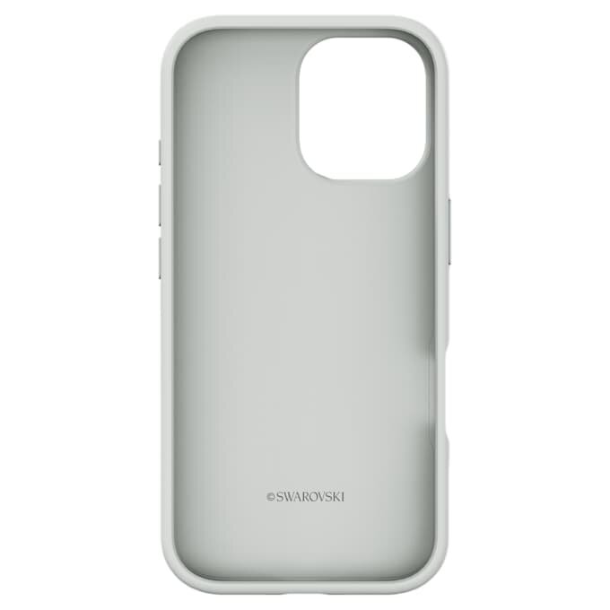 Högt smartphonefodral för iPhone® 17, silverfärgat Högt smartphonefodral för iPhone® 17, silverfärgat