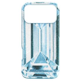 Högt smartphonefodral med kristalleffekt, iPhone® 17 Pro Max, blått Högt smartphonefodral med kristalleffekt, iPhone® 17 Pro Max, blått
