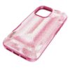 Högt smartphonefodral med kristalltryck, iPhone® 16, rosa Högt smartphonefodral med kristalltryck, iPhone® 16, rosa