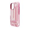 Högt smartphonefodral med kristalltryck, iPhone® 16, rosa Högt smartphonefodral med kristalltryck, iPhone® 16, rosa
