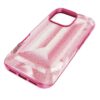 Högt smartphonefodral med kristalltryckmotiv, iPhone® 16 Pro, rosa Högt smartphonefodral med kristalltryckmotiv, iPhone® 16 Pro, rosa