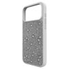 Högt smartphonefodral med platta kristaller, iPhone® 17 Pro Max, silverfärgat Högt smartphonefodral med platta kristaller, iPhone® 17 Pro Max, silverfärgat