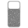 Högt smartphonefodral med platta kristaller, iPhone® 17 Pro, silverfärgat Högt smartphonefodral med platta kristaller, iPhone® 17 Pro, silverfärgat
