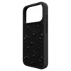 Högt smartphonefodral med platta kristaller, iPhone® 17 Pro, svart