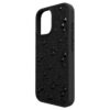 Högt smartphonefodral med platta kristaller, iPhone® 17, svart