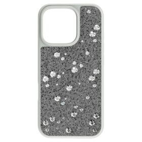 Högt smartphonefodral med spridd design, iPhone® 16 Pro, silverfärgat