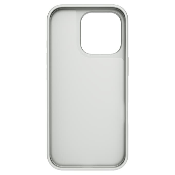 Högt smartphonefodral med spridd design, iPhone® 16 Pro, silverfärgat Högt smartphonefodral med spridd design, iPhone® 16 Pro, silverfärgat