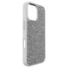 High-smartphonefodral med plana kristaller, iPhone® 17, silverfärgat High-smartphonefodral med plana kristaller, iPhone® 17, silverfärgat