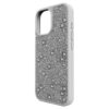 High-smartphonefodral med plana kristaller, iPhone® 17, silverfärgat High-smartphonefodral med plana kristaller, iPhone® 17, silverfärgat