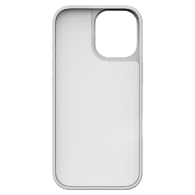 High-smartphonefodral med plana kristaller, iPhone® 17, silverfärgat High-smartphonefodral med plana kristaller, iPhone® 17, silverfärgat