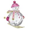 Holiday Cheers Dulcis snögubbe rosa