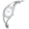 Hyperbola-armband, tillverkat i Schweiz, metallarmband, silverfärgat, rostfritt stål