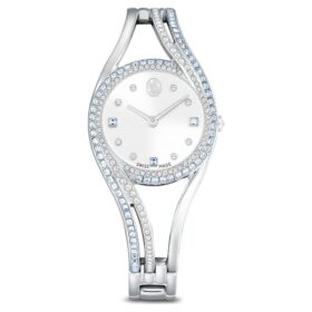 Hyperbola armbandsur, tillverkat i Schweiz, metallarmband, blått, rostfritt stål