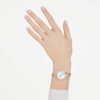Hyperbola armbandsur, tillverkat i Schweiz, metallarmband, roséguldfärgat, roséguldfärgad ytbehandling