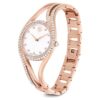 Hyperbola armbandsur, tillverkat i Schweiz, metallarmband, roséguldfärgat, roséguldfärgad ytbehandling