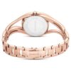 Hyperbola armbandsur, tillverkat i Schweiz, metallarmband, roséguldfärgat, roséguldfärgad ytbehandling