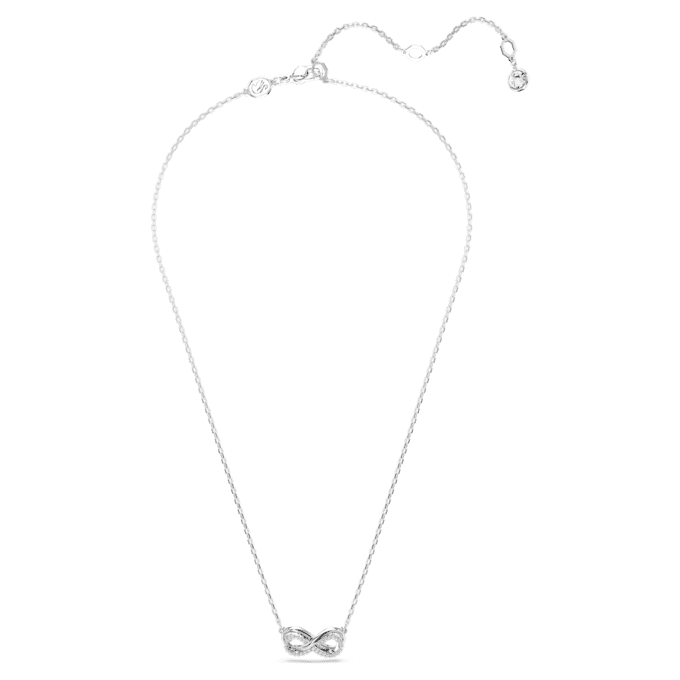 Hyperbola-hänge med pavé, Infinity, vitt, rodiumpläterat Hyperbola-hänge med pavé, Infinity, vitt, rodiumpläterat