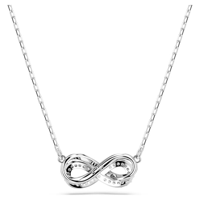 Hyperbola-hänge med pavé, Infinity, vitt, rodiumpläterat Hyperbola-hänge med pavé, Infinity, vitt, rodiumpläterat