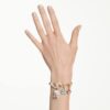 Idyllia-armband med blandade slipningar, blandade motiv, flerfärgat, guldpläterat Idyllia-armband med blandade slipningar, blandade motiv, flerfärgat, guldpläterat