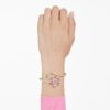 Idyllia-armband med blandade slipningar, blomma, flerfärgat, guldpläterat Idyllia-armband med blandade slipningar, blomma, flerfärgat, guldpläterat