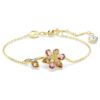 Idyllia-armband med blandade slipningar, blomma, flerfärgat, guldpläterat Idyllia-armband med blandade slipningar, blomma, flerfärgat, guldpläterat
