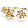 Idyllia-armband med blandade slipningar, blomma, flerfärgat, guldpläterat Idyllia-armband med blandade slipningar, blomma, flerfärgat, guldpläterat