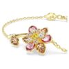Idyllia-armband med blandade slipningar, blomma, flerfärgat, guldpläterat Idyllia-armband med blandade slipningar, blomma, flerfärgat, guldpläterat