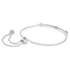 Idyllia-armband med blandade slipningar, pil, vitt, rodiumpläterat Idyllia-armband med blandade slipningar, pil, vitt, rodiumpläterat