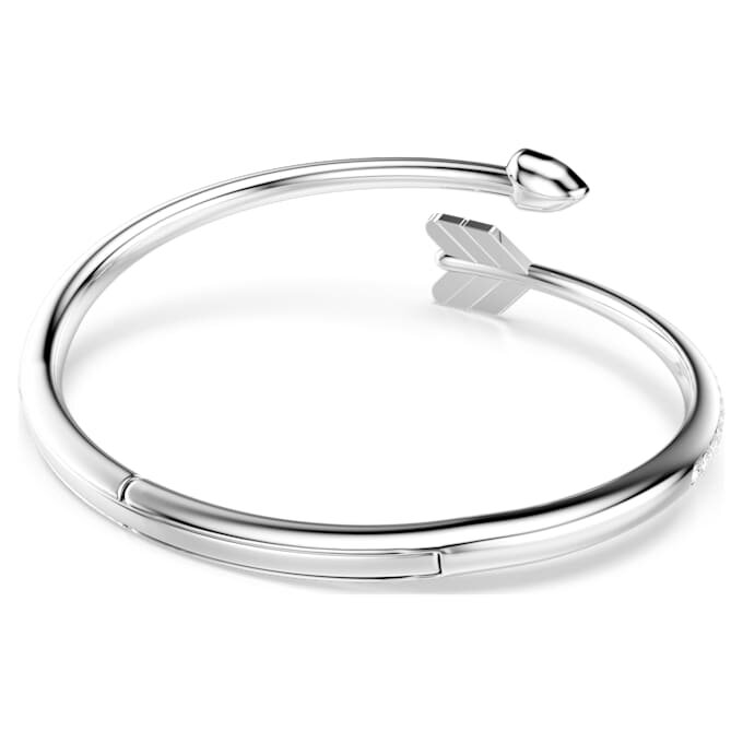 Idyllia-armband med blandade slipningar, pil, vitt, rodiumpläterat Idyllia-armband med blandade slipningar, pil, vitt, rodiumpläterat