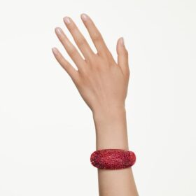 Idyllia-armband, rött, guldpläterat Idyllia-armband, rött, guldpläterat