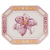Idyllia-bricka i porslin, kristalltryck, blommotiv, liten, rosa Idyllia-bricka i porslin, kristalltryck, blommotiv, liten, rosa