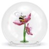 Idyllia Glaskula med bi och blommor
