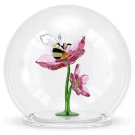 Idyllia Glaskula med bi och blommor