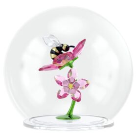 Idyllia Glaskula med bi och blommor