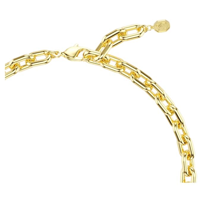 Idyllia-halsband med blandade slipningar, blomma, flerfärgat, guldpläterat Idyllia-halsband med blandade slipningar, blomma, flerfärgat, guldpläterat