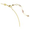 Idyllia-halsband med blandade slipningar, blomma, flerfärgat, guldpläterat Idyllia-halsband med blandade slipningar, blomma, flerfärgat, guldpläterat