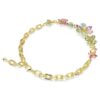 Idyllia-halsband med blandade slipningar, blomma, flerfärgat, guldpläterat Idyllia-halsband med blandade slipningar, blomma, flerfärgat, guldpläterat