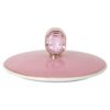 Idyllia-mugg i porslin, kristalltryck, fink, rosa Idyllia-mugg i porslin, kristalltryck, fink, rosa