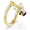 Idyllia-ring med blandade slipningar, bi, flerfärgad, guldpläterad Idyllia-ring med blandade slipningar, bi, flerfärgad, guldpläterad
