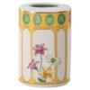 Idyllia-vas i porslin, kristalltryck, blommor, gul Idyllia-vas i porslin, kristalltryck, blommor, gul