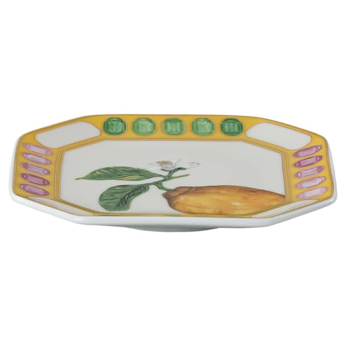 Idyllia Vide Poche Porslin, kristalltryck, citron, gult Idyllia Vide Poche Porslin, kristalltryck, citron, gult
